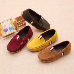 Sneakers children's dance shoes sneakers spring children boys and girls casual leather peas soft comfortable 220919