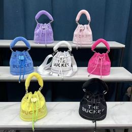 Retail The Bucket Bags Women Handbag Fashion Simple Portable Crossbody Shoulder Messager Bag