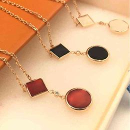 bai cheng Fashion Jewellery Necklace Luxury Designer Women Pendant Necklaces With Flowers Pattern 3 Colours Optional With Box High Quality