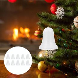 Party Supplies 10 Pcs Styrofoam Jingle Bell Shapes Holiday Tree Hanging Decor Polystyrene Balls White Christmas Ornaments
