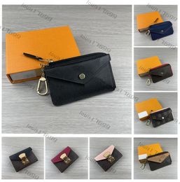 M69431 Wallets Women Genuine Leather RECTO VERSO Card Holder Designer Mini Zippy Organiser Wallet Coin Purse Bag Belt Charm Key Pouch Pallas M67478 wallet box