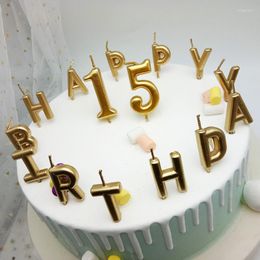 Festive Supplies Golden Number Candle Gold Silver Paint Cake Decoration 520 Wedding Celebration Birthday One Hundred Days Old Children