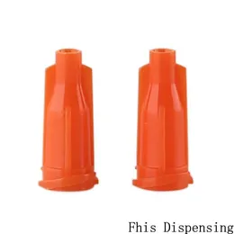 Wholesale Glue Dispensing Syringe Tip Orange Cap Luer Lock Pack of 1000