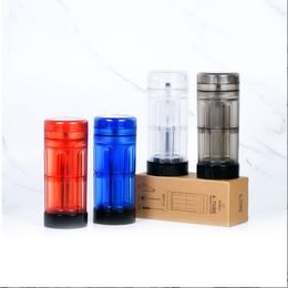 Smoking Accessories Plastic Smoke Cone Filling Herb Grinder One-piece Machine 6 Tube Hand Rolling Machine Cigarette Tobacco Roller Injector Maker Pipe Tool
