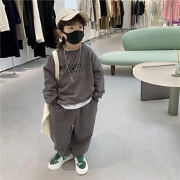 Designer Kids Clothing Sets Autumn Winter Sweater And Pants clothes Baby Children Tracksuit Boys Girls SportSuit Long Sleeve Outfit Hoodies