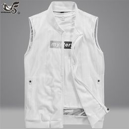 Men's Vests Summer Mesh Quick-Drying Vests Male Breathable Multi-pocket Mountain Climbing Fishing Vest Work Sleeveless Jacket Men Clothing 220919