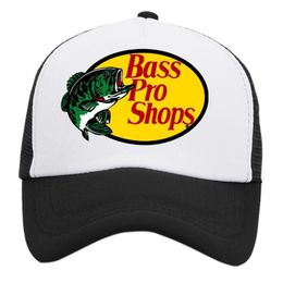 Bass Pro Shops Hat Logo Mesh Fishing Hunting Trucker Cap Snapback2367