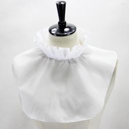 Bow Ties 2022 Korean Stand Fake Collar Women Autumn Sweater False Half Shirt Tops Detachable Collars White Nep Kraagie