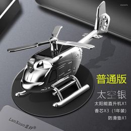 Interior Decorations Car On Aeroplane Solar Helicopter Ornaments Seat Model Small Gifts