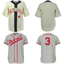 GlaMitNess Detroit Stars 1920 Home 1956 Road Jersey Custom Men Women Youth Baseball Jerseys Any Name And Number Double Stitched