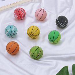 6CM Basketball Fidget Toys Sponge Elastic Balls Soft Rubber Foam Squeeze Ball Stress Relief Novelty Sport Decompression Toy Kids Gift C21