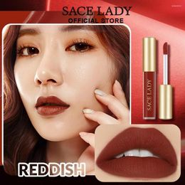 Lip Gloss Liquid Lipstick Waterproof Matte Nude Pigment Tint Women Sexy Red Makeup Long Fashion Se E6Y4