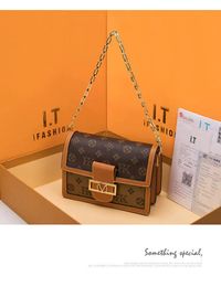 Luxurydesigner Small Square Bag Classic top Ladies Handbag Women Fashion Mother Crossbody Purse Handbags Shoulder Bags Chains Printing Walle