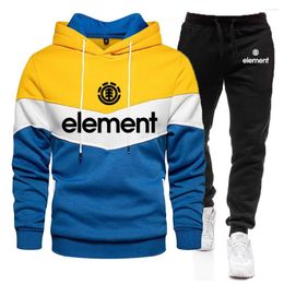 Men's Tracksuits 2022 Letter Men Hoodies Sweatshirt Sweatpants Suit Autumn Winter Sportswear Sets Tracksuit Men's Pullover