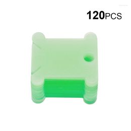 Sewing Notions 20/50/100/120 Pcs Embroidery Thread Winding Card Organizer Cross-stitch Line Bobbin Plastic Household Tools &