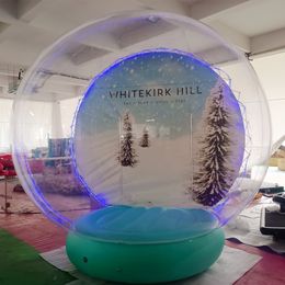 X MAS Party Activities 10ft Inflatable Snow Globe Christmas Decoration Transparent Bubble Tent