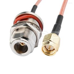 Lighting Accessories JXRF Coaxial Cables N Female Bulkhead To SMA Male Plug RG316 Pigtail Cable Jumper