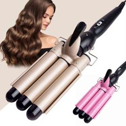 Hair Curlers Straighteners Professional Curling Iron Hair Styling Tool Hair Dryer Household Ceramic Curler Curling Iron Styling Waver Tool Iron Wand Spin T220916