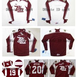 Gla OHL PETERBOROUGH PETES Jerseys 19 Steve Yzerman 20 Nick Ritchie Red White Custom Any Name Number Stitching Custom Hockey Jerseys