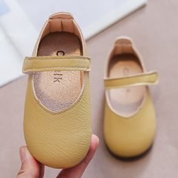 Sneakers Girls Shoes Solid Color Mary Janes For Baby Girl Basic Kids Flats Fashion Anti Slippery Toddlers Child 220920