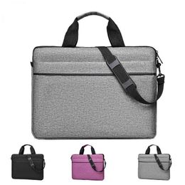 lenovo hp laptop NZ - Laptop Bags Laptop Bag Sleeve For Macbook Pro Air Xiaomi Acer Lenovo Dell Hp 133 14 156 Inch Protective Case Carrying Handbag Shoulder Bag J220920