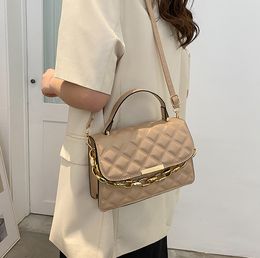 HBP Bag womens minimalist sensor shell fashions khaki color small square bags acrylic crossbody shoulder handbag