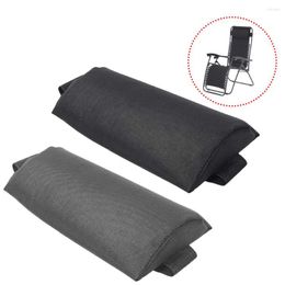 Pillow Recliner Headrest Beach Folding Chairs Teslin Pad Garden Backyard Picnics Sling Lounge Chair Head Adjustable