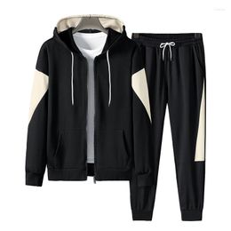 Running Sets 2022 Men's Sport Clothes Tracksuit Outdoor Zipper Sportswear Autumn Jogging Jacket Pant Casual Sweat Suit Male