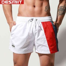 Men's Swimwear Desmiit Beach For Swimsuit Sexy Briefs Nylon Waistband Short Pants J220913