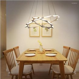 Pendant Lamps L Acrylic Creative Personality Gear Chandelier Postmodern Minimalist Office Living Room Dining Led