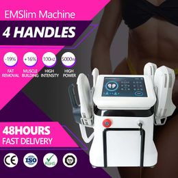 Max Real Body EMS EMSlim Slimming Machine Muscle Building Beauty Equipment 4 Handle 13 Tesla