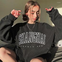 Women's Hoodies Los Angles Pullovers Women Long Sleeve Loose Autumn Casual Woman Sweatshirts Winter Fashion For