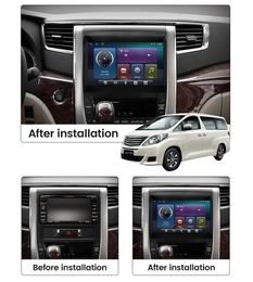 8 Inch Car Video Stereo Android Radio Multimedia Player Gps Navigation for TOYOTA Alphard 2008 Bluetooth Wifi Head Unit