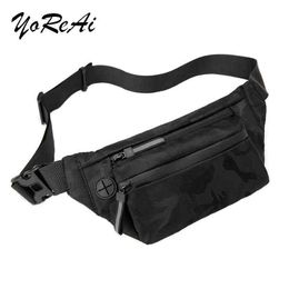 New Fanny Pack Banana Bag Waist Bags Travle Women Hip Bag Hip Bum Pocket For Girl Men Beach Hiking sling Chest Day Backpack J220705