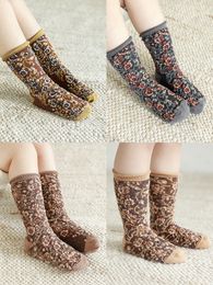 Socks Girls' Autumn Exquisite Curling SkinFriendly Warm Elastic Socks 220919