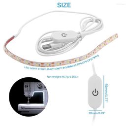 Strips Sewing Machine LED Light Strip Flexible Neon 5V USB Ice Tape Cold 30cm Industrial Working Lights With Touch Switch