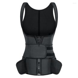 Women's Shapers Waist Trainer Latex Workout Vest 9 Bone Steel Cincher Slimming Clothes Shapewear Corsets For Women Body Shaper