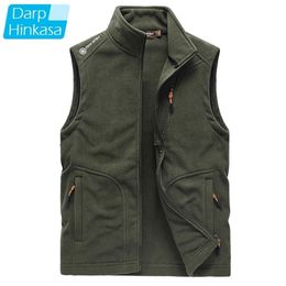 Men's Vests Men Warm Fleece Vest Jacket Winter Tactical Sleeveless Waistcoat Autumn Fashion Casual Vest Waistcoat Jacket Men 220919