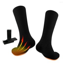 Sports Socks Winter Thermal Warm Outdoor Electric Heating Sock Battery Charge Boot Feet Warmer Unisex Comfortable Stocking