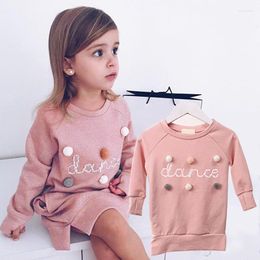 Girl Dresses Melario Fall Girls Dress Letter Sweatshirt Spring Fashion Long Hoodie Moletom Feminina Casual Autumn Clothes