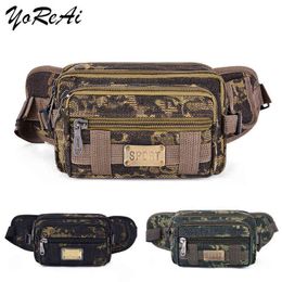 Yorai Outdoor Sports Large Capacity Tactical Waist Bag Utility Pouch Driving Bags Phone Bags Cash Register Wallet J220705