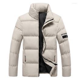 Men's Down Men's & Parkas Jackets Parka Men Warm Outwear Brand Slim Mens Coats Casual Windbreaker Quilted M-5XL Bomber Jacket