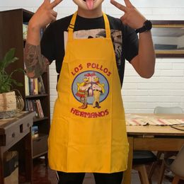 Aprons Breaking Bad LOS POLLOS Hermanos Apron Grill Kitchen Chef Apron Professional for BBQ Baking Adjustable 2209207130107191Z