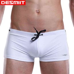 Men's Swimwear Desmiit Swimsuit For Men Swim Shorts Sexy Gay Man Boxer Briefs Sea Beach Sunga J220913