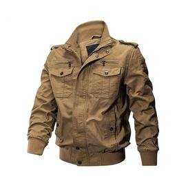 Men's Jackets Tactical Military Jackets Men Spring Autumn Winter Pilot Jackets Army Cotton Coat Fashion Casual Cargo Slim Fit Clothes Hiking 220919