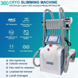 360 Cryo Slimming Machine WeightLoss Cellulite Removal Face Care Cryo Body Cryolipolysis Fat Freeze Cavitation RF Lipo Laser Machines