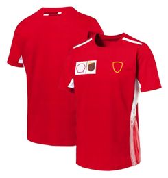 F1 racing suit short-sleeved sports T-shirt men's team lapel POLO shirt
