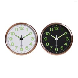 Wall Clocks Luminous Clock Silent Night Lights Non Ticking Kitchen Quartz