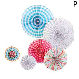 Party Decoration Gold Black Wheel Tissue Paper Fans Flowers Balls Lanterns Decor Craft For Birthday Wedding R8l4