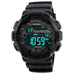 Wristwatches Digital Sport Watch Men Alarm High School Student Youth Table Outdoor Waterproof Double Time Multi-function Chronograph